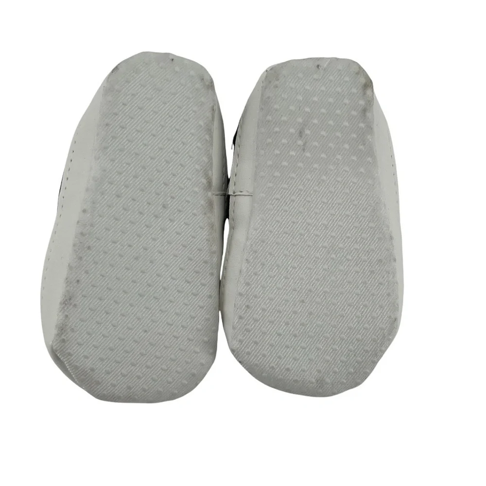 bon bebe Blue Star Slip On Crib Shoes Size 3-9 Months